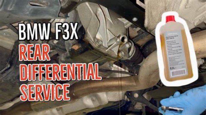 How much oil does a BMW differential take?