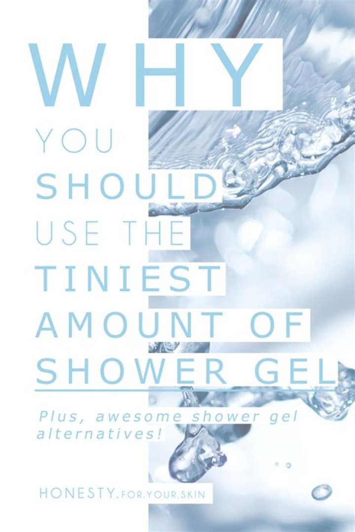 How much shower gel should I use?