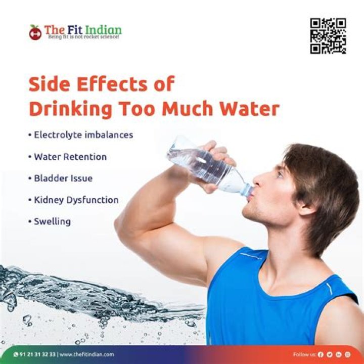 How much water did the lady that died drink?