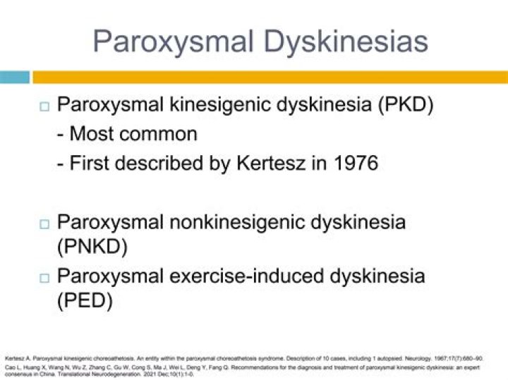 How rare is paroxysmal Kinesigenic dyskinesia?