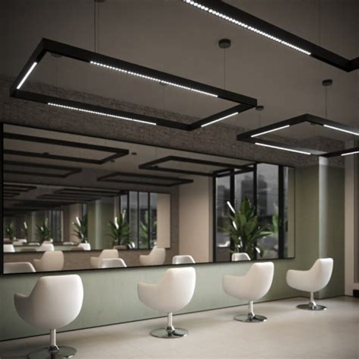 How should lighting be in a salon?