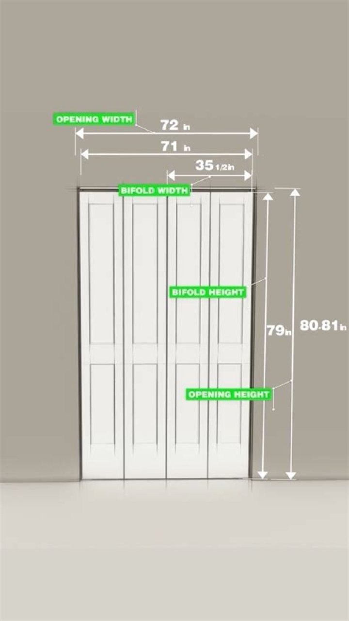 How tall can a closet door be?
