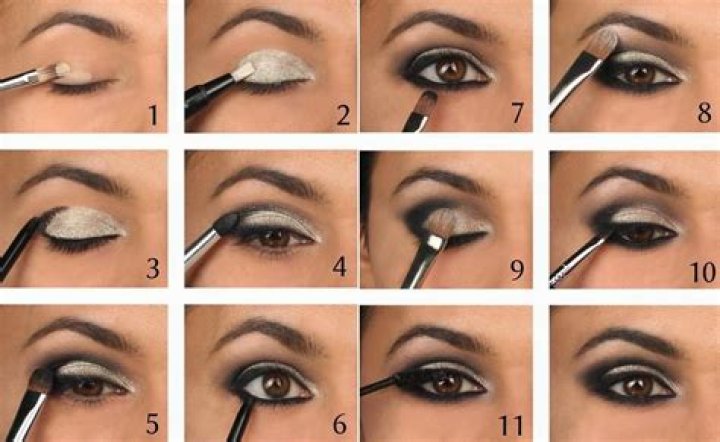How to apply dark eye makeup?