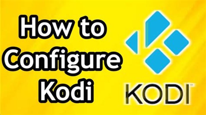 How to configure Kodi?
