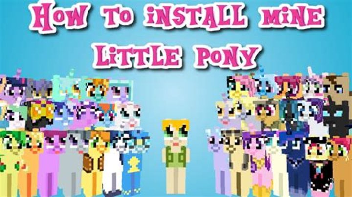 How to install my Little Pony mod Minecraft?