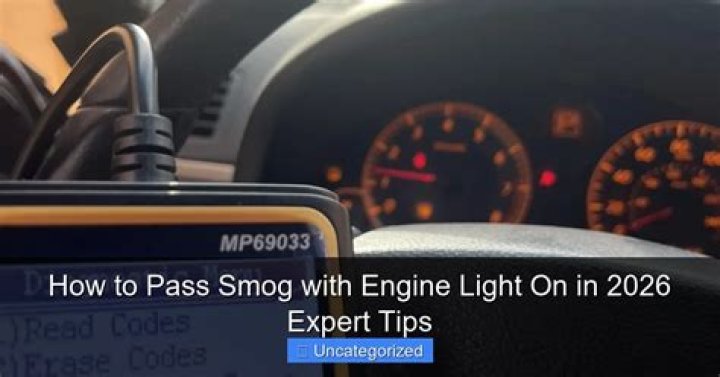 How to pass smog?