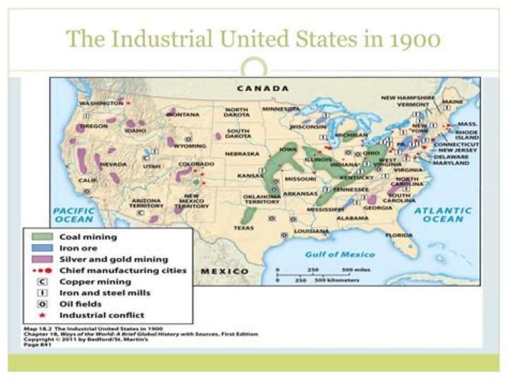 How was industrialization in the United States different to in the United Kingdom?