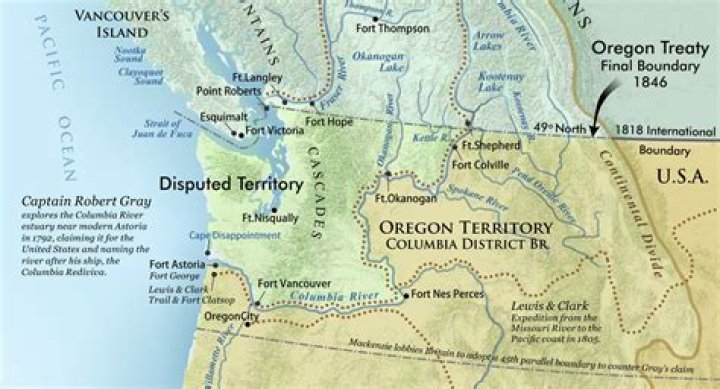 How was the Oregon boundary dispute settled?