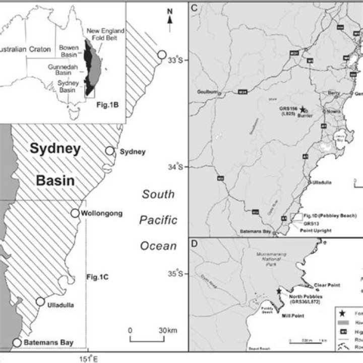 How was the Sydney basin formed?