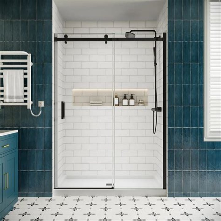 How wide can a shower door be?