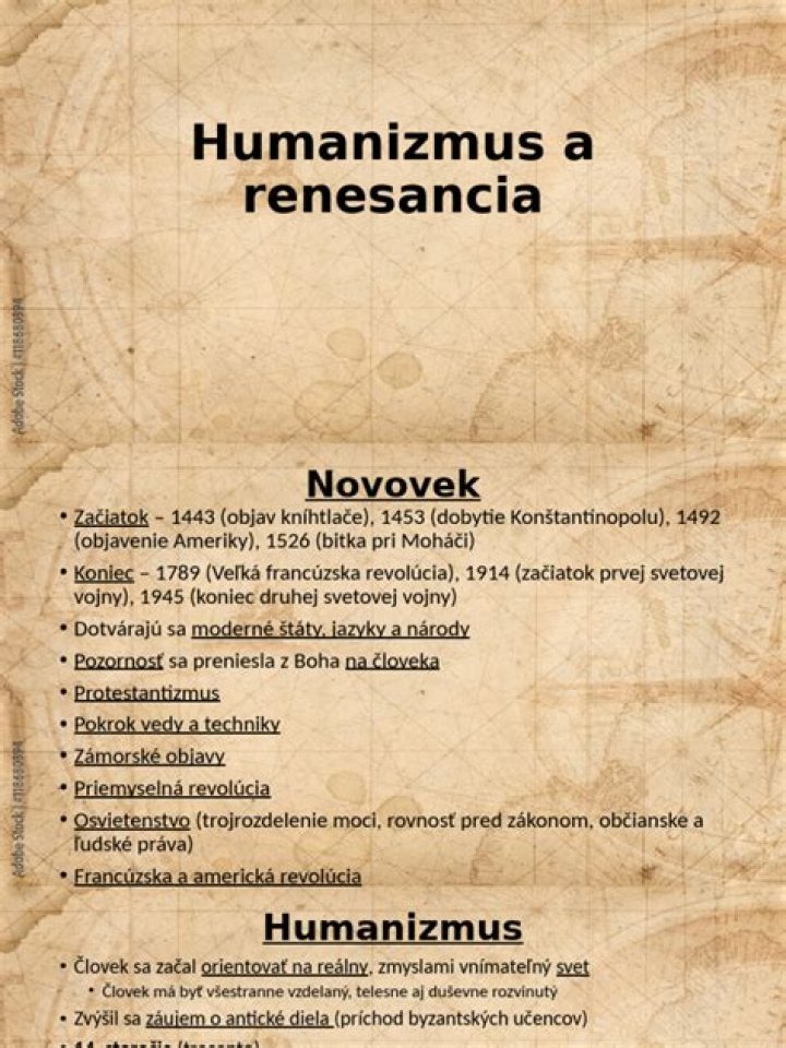 Humanizmus a renesancia vznikli v Taliansku?