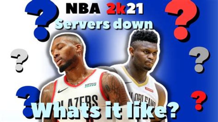 Is 2K21 server down right now?