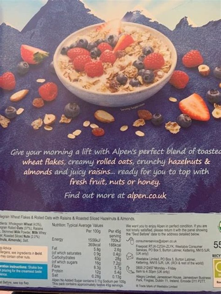Is Alpen unhealthy?