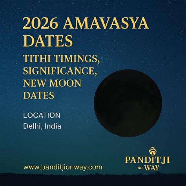 Is Amavasya and new moon same?