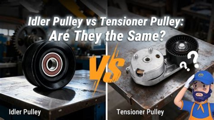 Is an idler pulley the same as a tension pulley?