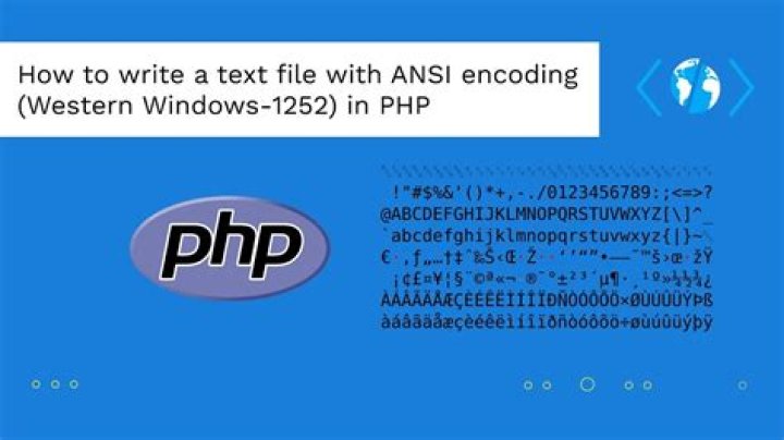 Is ANSI same as Windows-1252?