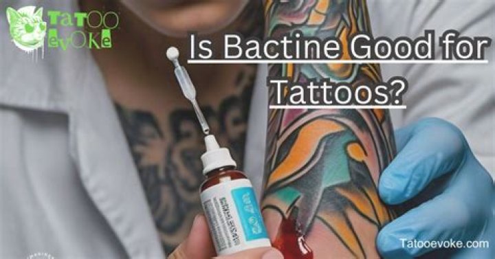 Is bactine Max Good for tattoos?