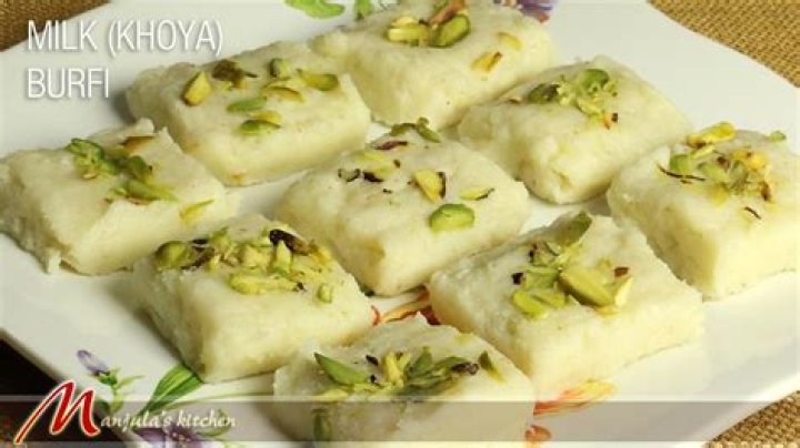 Is Barfi made of khoya?