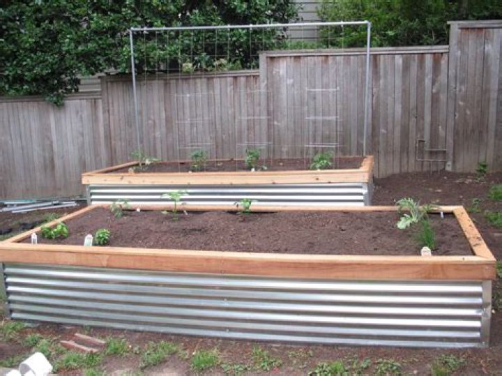 Is corrugated metal safe for raised garden beds?