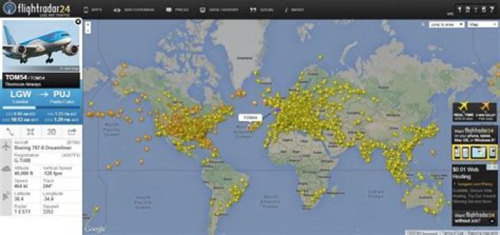 Is Flightradar24 real-time?