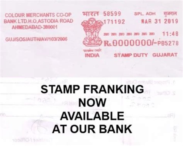 Is franking available in Bangalore?