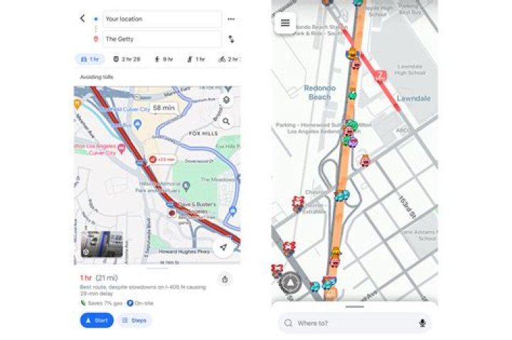 Is Google Maps or Waze more accurate traffic?