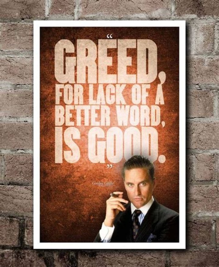 Is greed legal and good Wall Street?