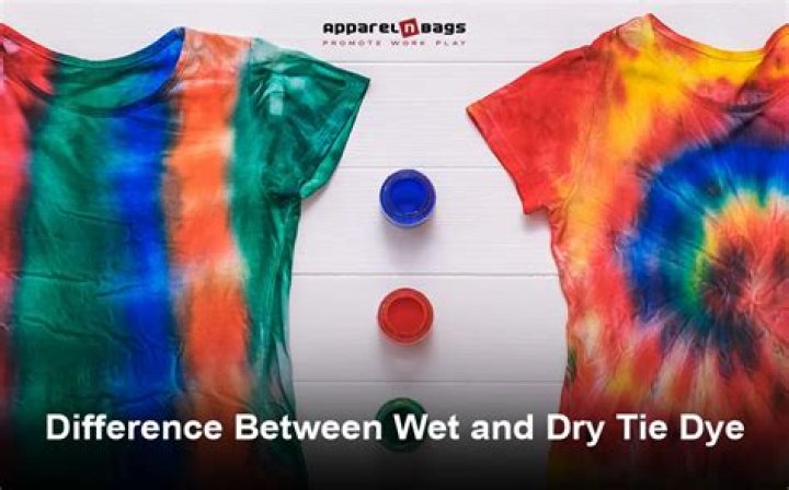 Is it better to tie dye wet or dry?