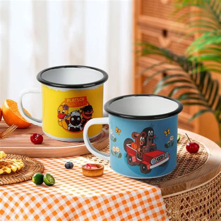 Is it safe to drink from enamel cups?