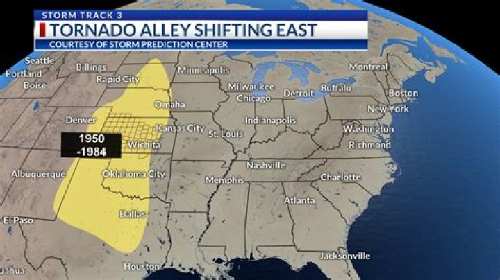 Is Nebraska part of Tornado Alley?