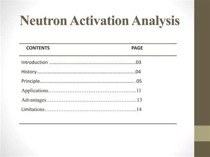 Is neutron activation analysis used for hair?