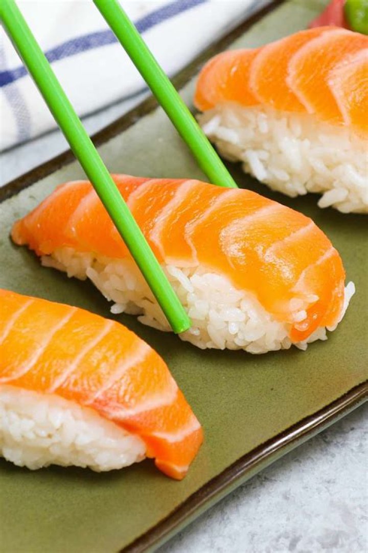 Is nigiri raw salmon?