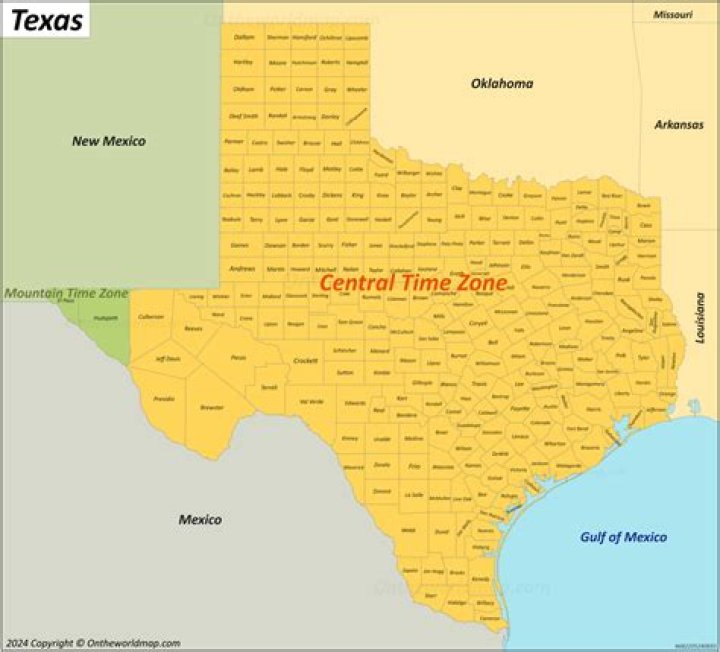 Is Plano Texas Central time zone?