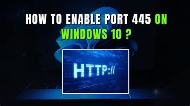 Is port 445 open by default?