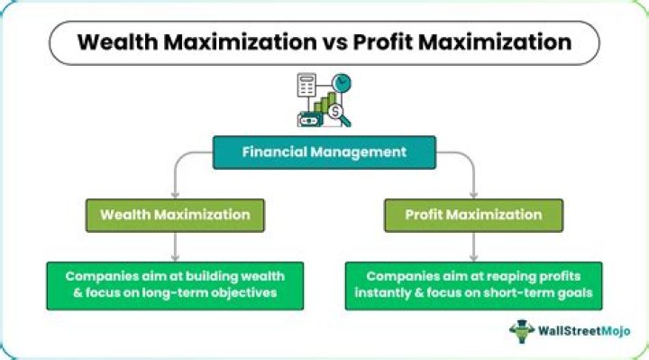 Is profit maximization and wealth maximization the same?