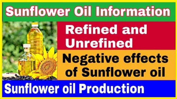 Is refined or unrefined sunflower oil better?