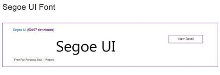 Is Segoe UI available on Mac?