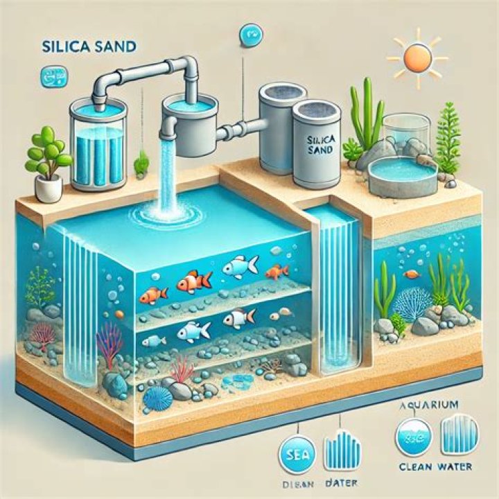 Is silica sand OK in aquariums?
