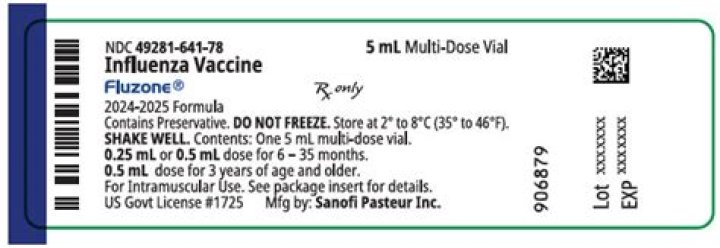 Is the Fluzone vaccine preservative free?