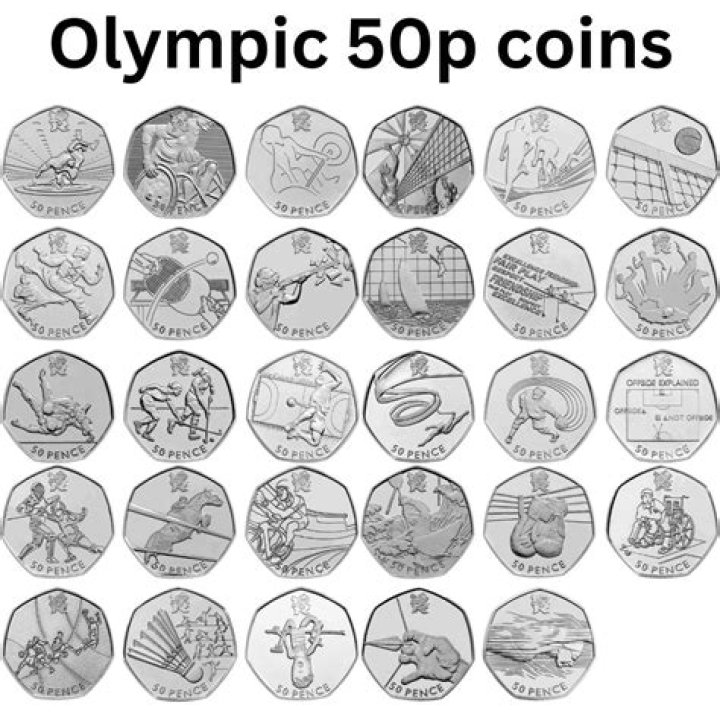 Is the Olympic swimming 50p worth anything?