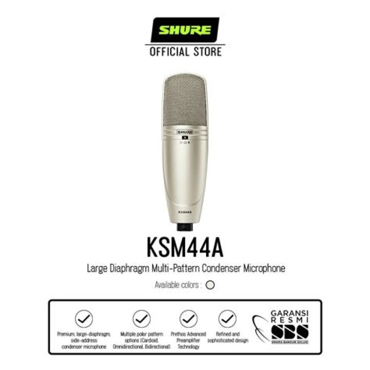 Is the Shure KSM44A good?