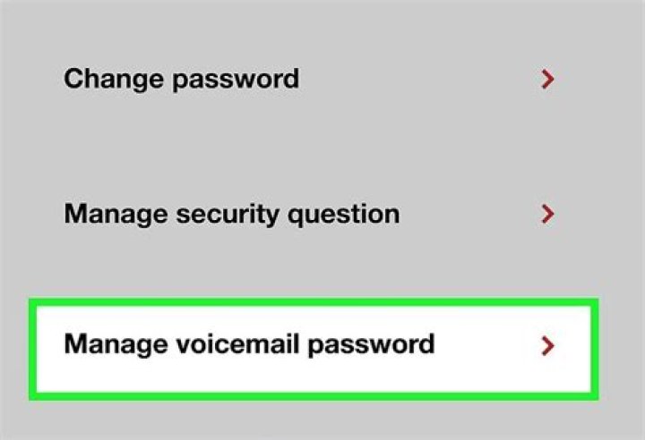 Is there a default password for Verizon voicemail?