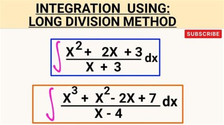 Is there a division rule for integrals?