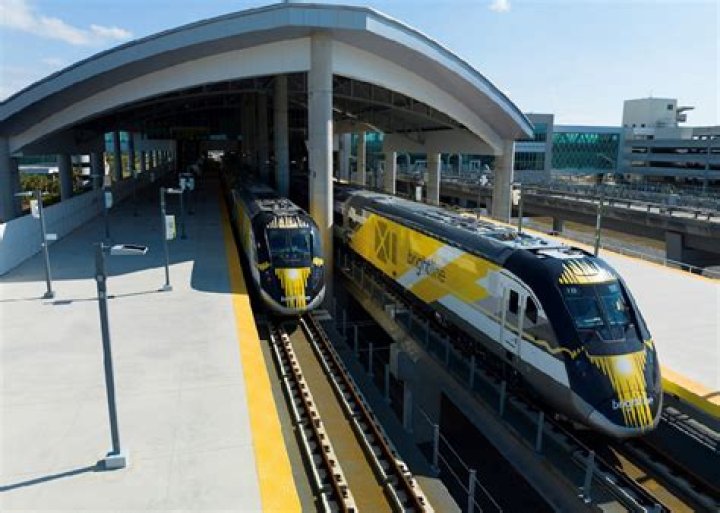 Is there a high-speed train from Miami to Orlando?