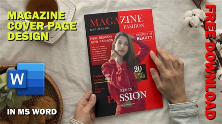 Is there a magazine template in Microsoft Word?