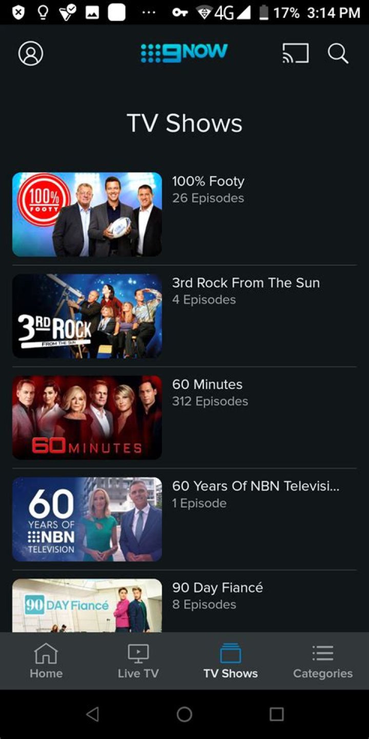 Is there an app for 9Now?