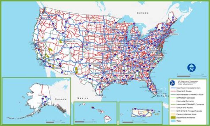 Is there an interstate in all 50 states?