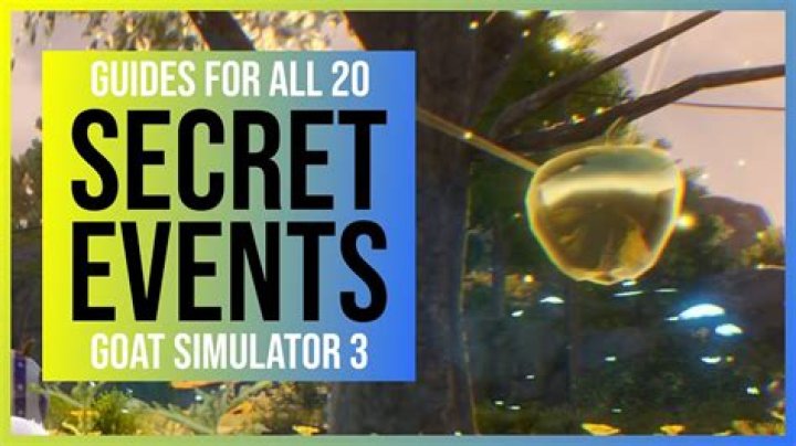 Is there any secret goats in goat simulator?