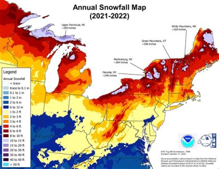 Is there snow in Tug Hill?