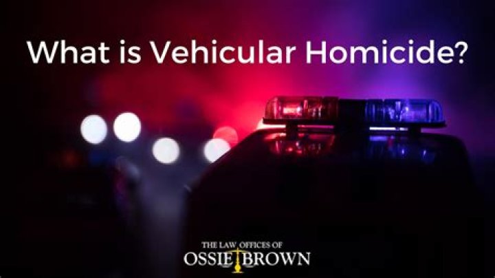 Is vehicular homicide similar to accidental death?